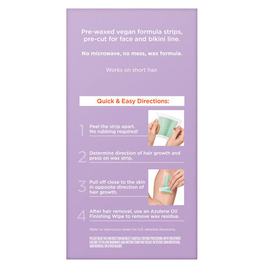 Wax Strips for Face and Bikini - US 2172